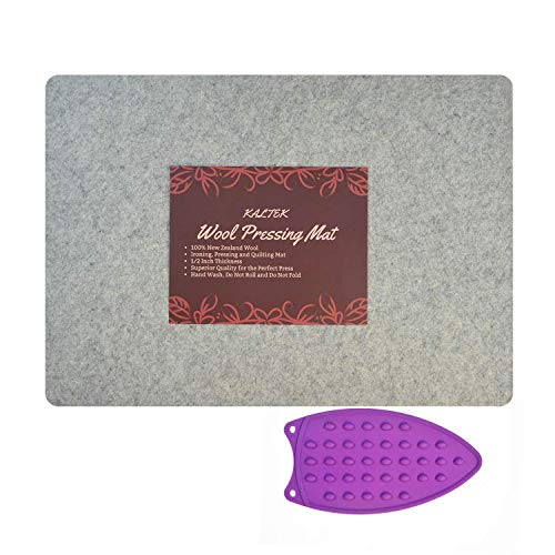 Wool Pressing Mat 24" x 17" for Quilting