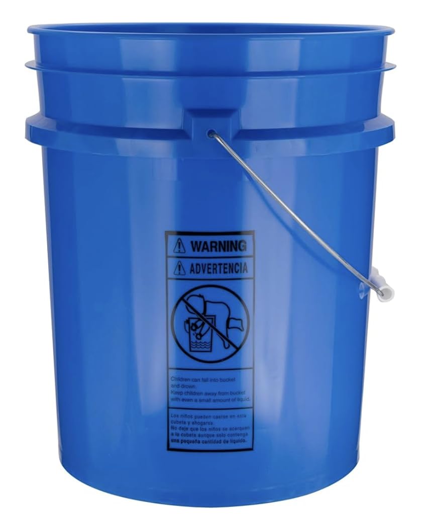 5 Gallon Premium HPDE Plastic Bucket (3 Count)