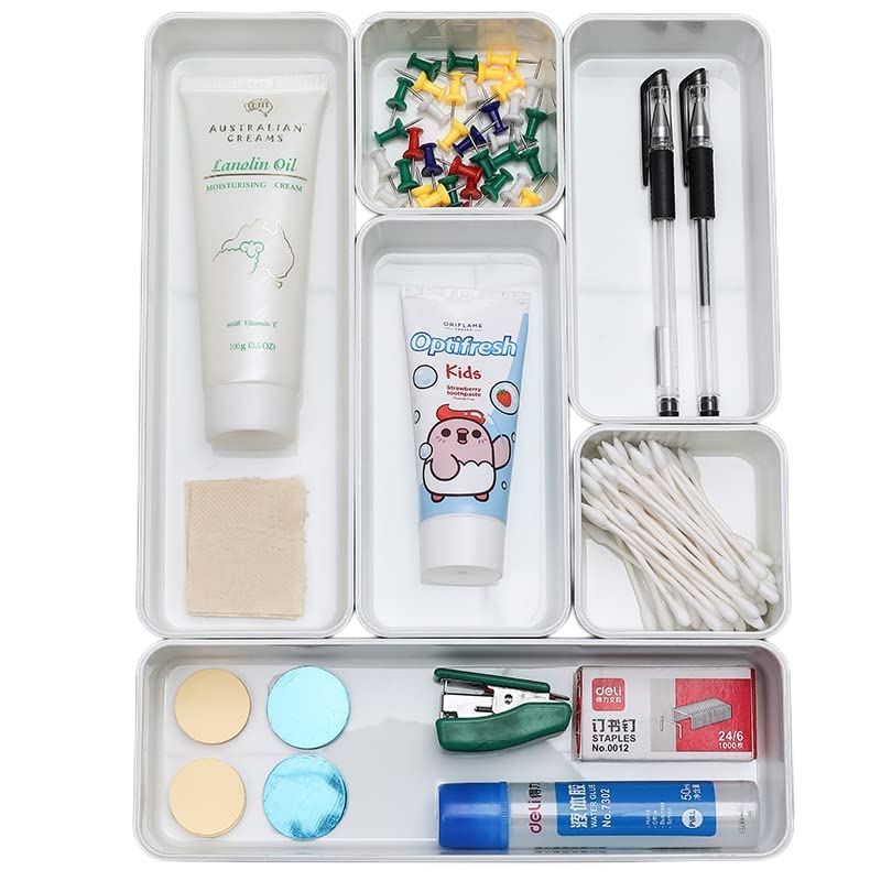 Plastic Drawer Organizers Set