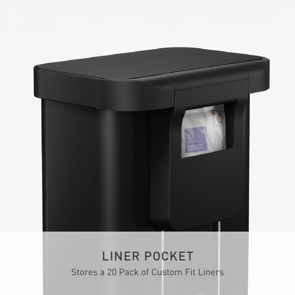 55L Liner Rim Rectangular Step Can