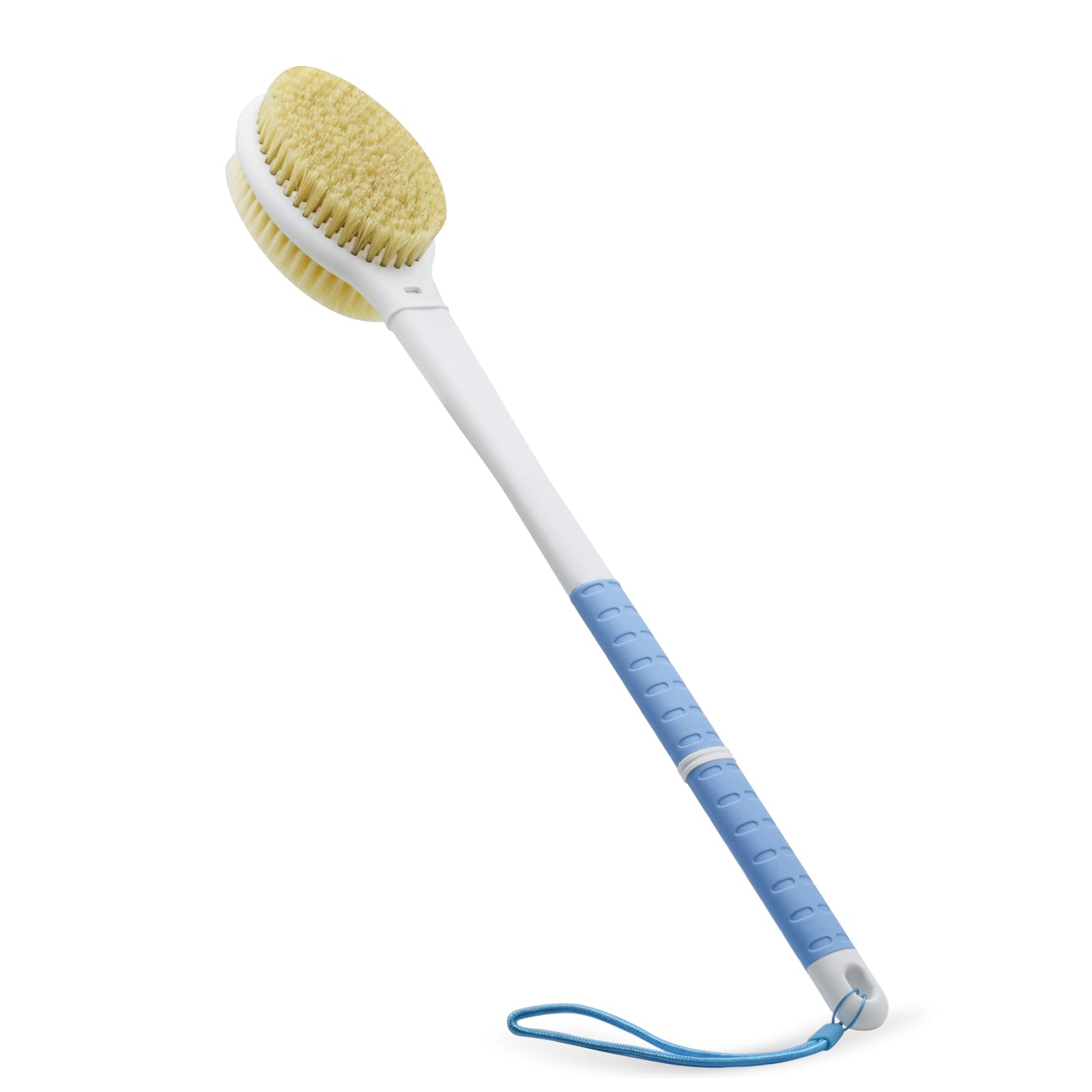 Shower Brush with Soft & Stiff Bristles
