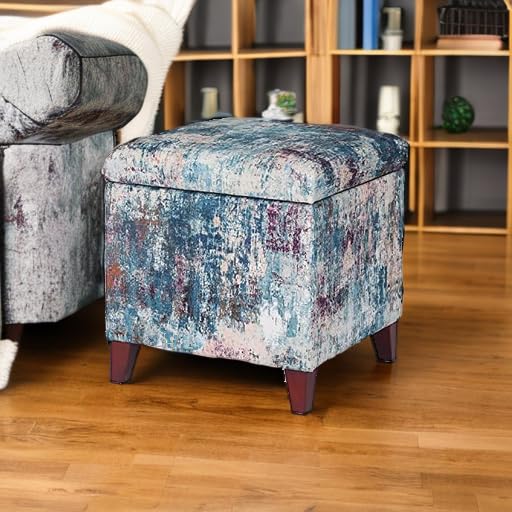18 Inch High Cube Ottoman Storage