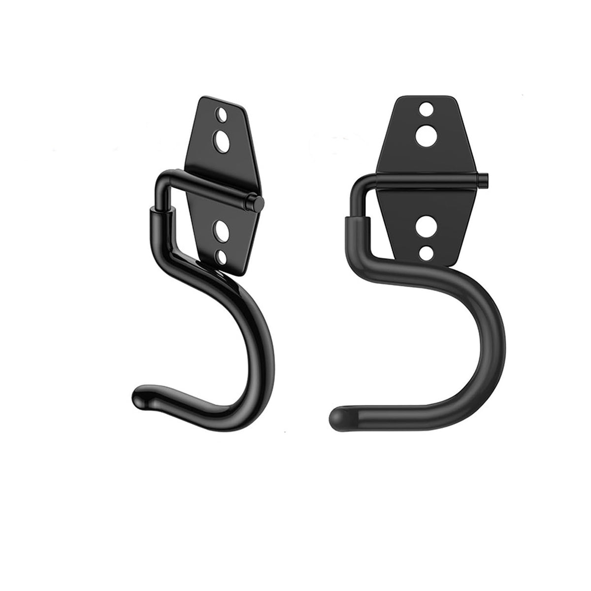 2 Pack Broom Holder Wall Mount Heavy Duty Mop Hanger with Screws Anchors Stand (2 Count)