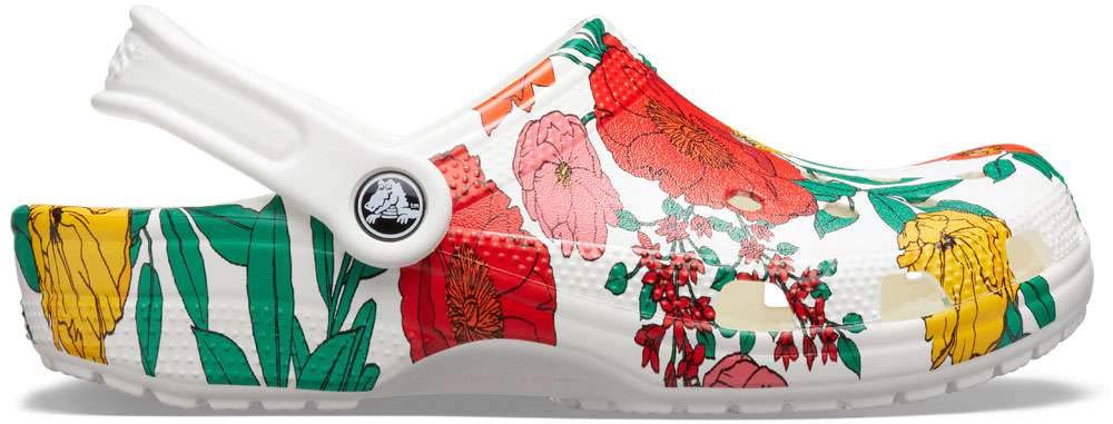 Unisex Adult Classic Printed Floral Clogs