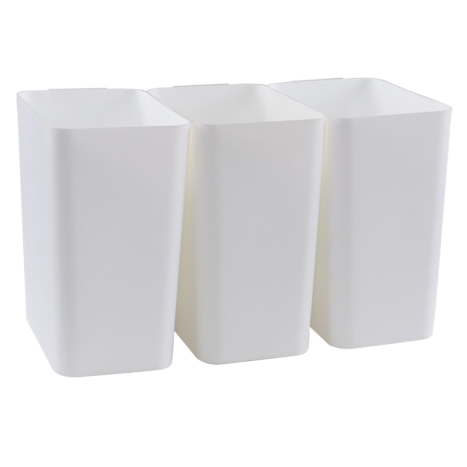 Plastic Trash Wastebasket 3 (3 Count)