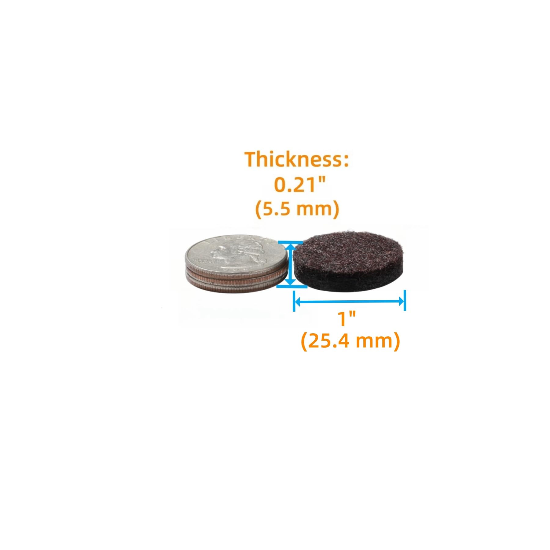 Felt Furniture Pads for Hardwood Floors (108 Count)