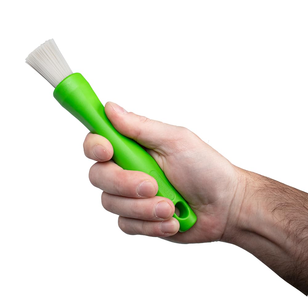 Wire Hand Brush with Ergonomic Handle and Tightly Packed Bristles for Kitchen