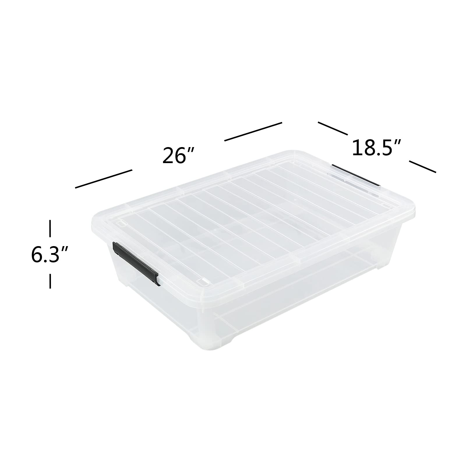 3 Pack Under bed Storage Box (3 count)