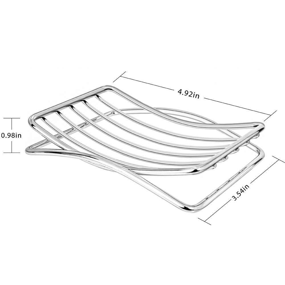 Soap Dish Stainless Steel Bar Soap Holder for Shower Bathroom