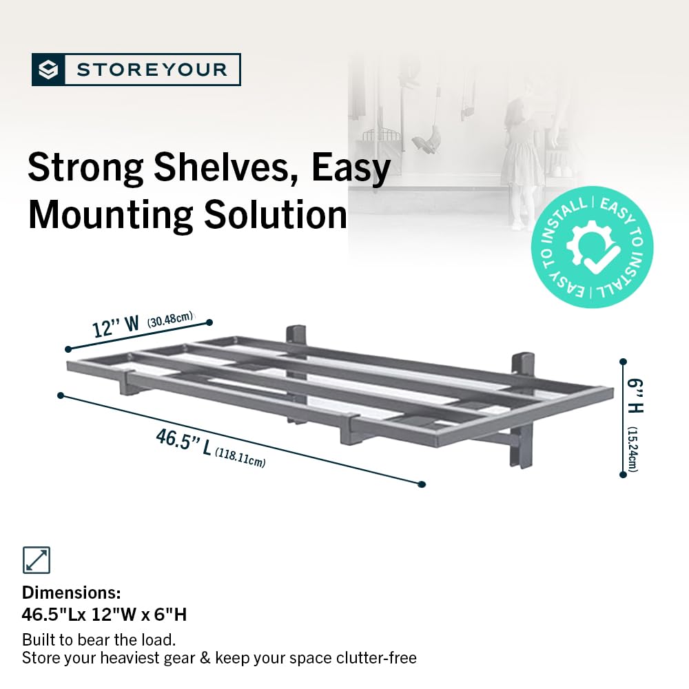Garage Wall Shelf (2 Count)