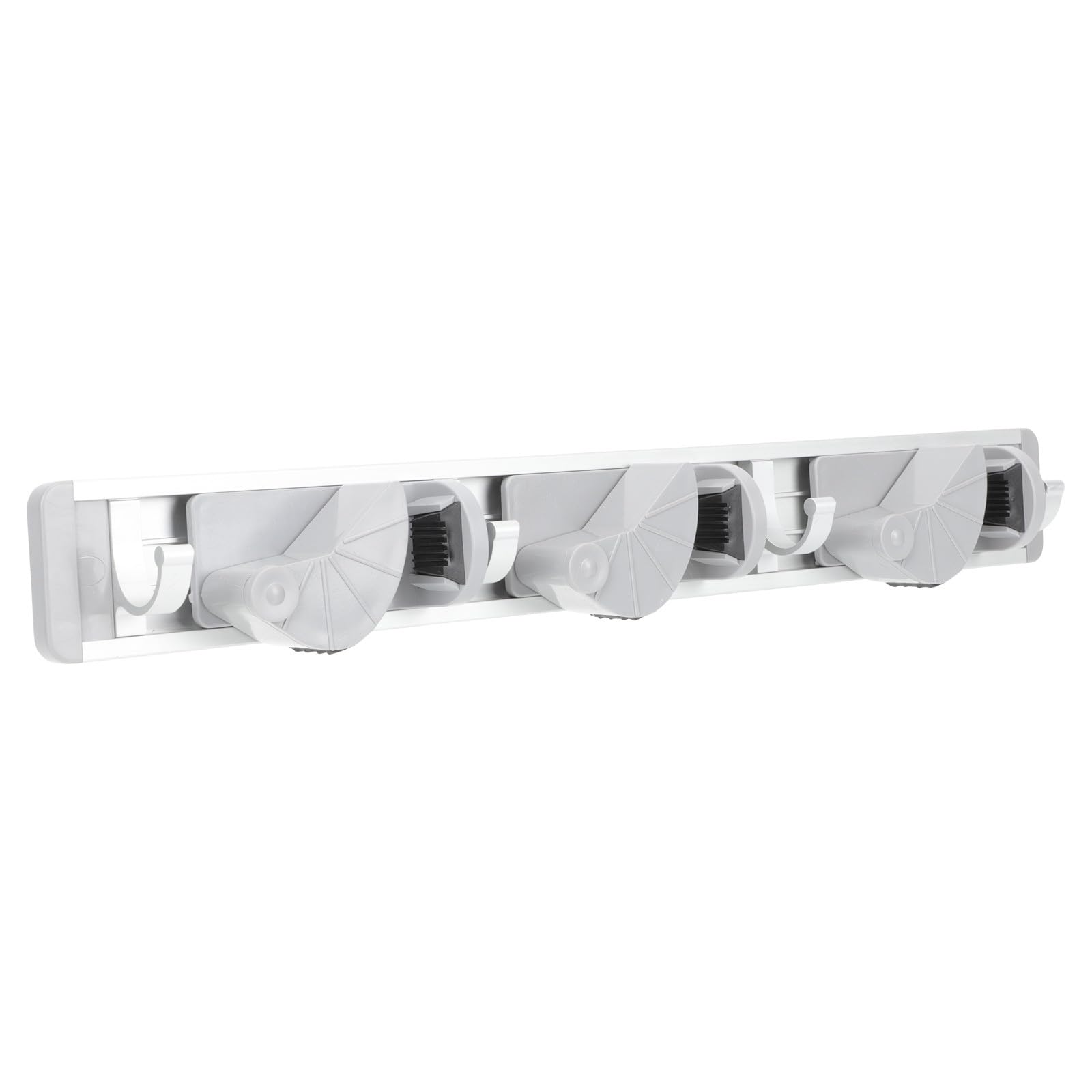 Punch free Mop Holder with 4 Hooks Space Aluminum Wall