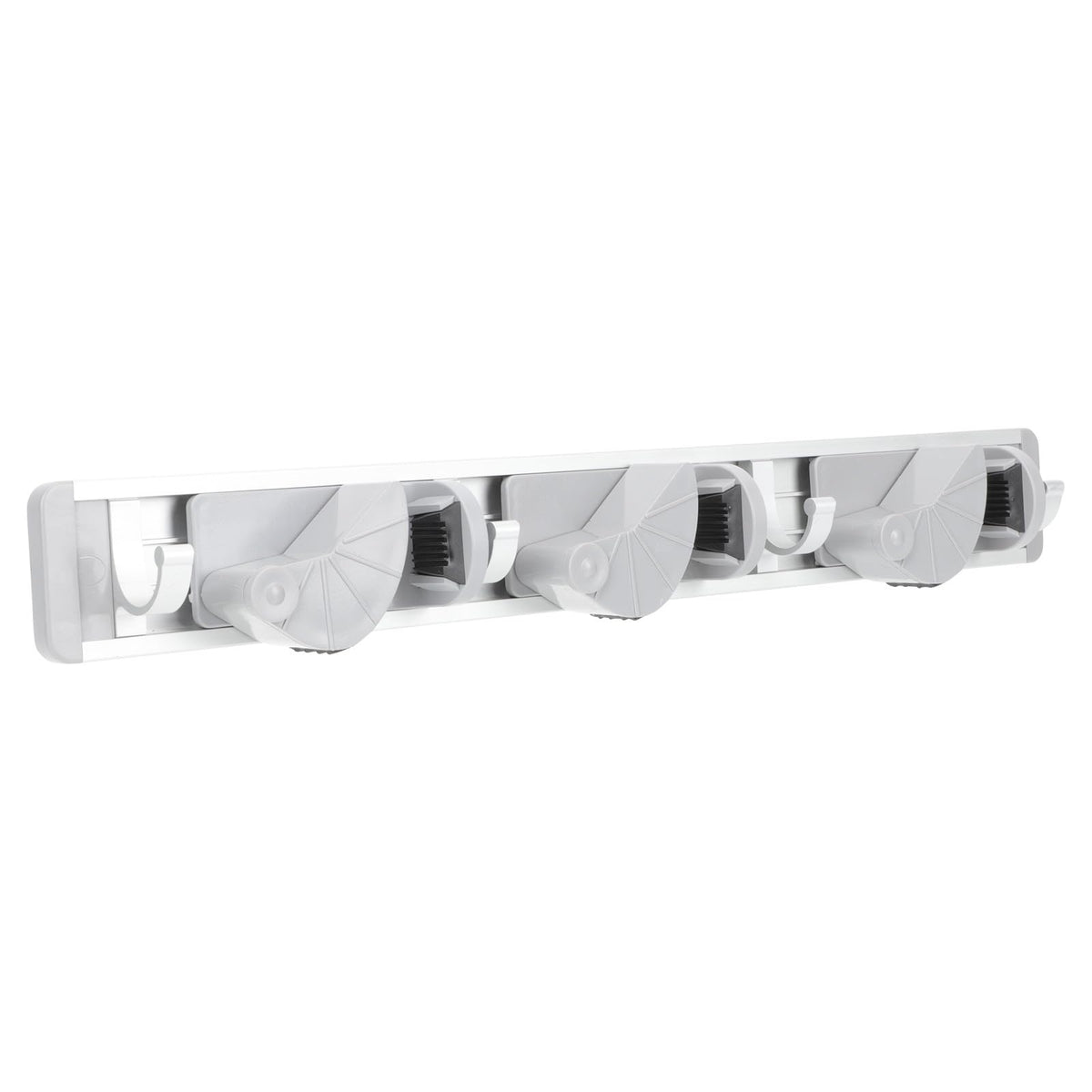 Space Aluminum Mop Holder with 4 Hooks Wall