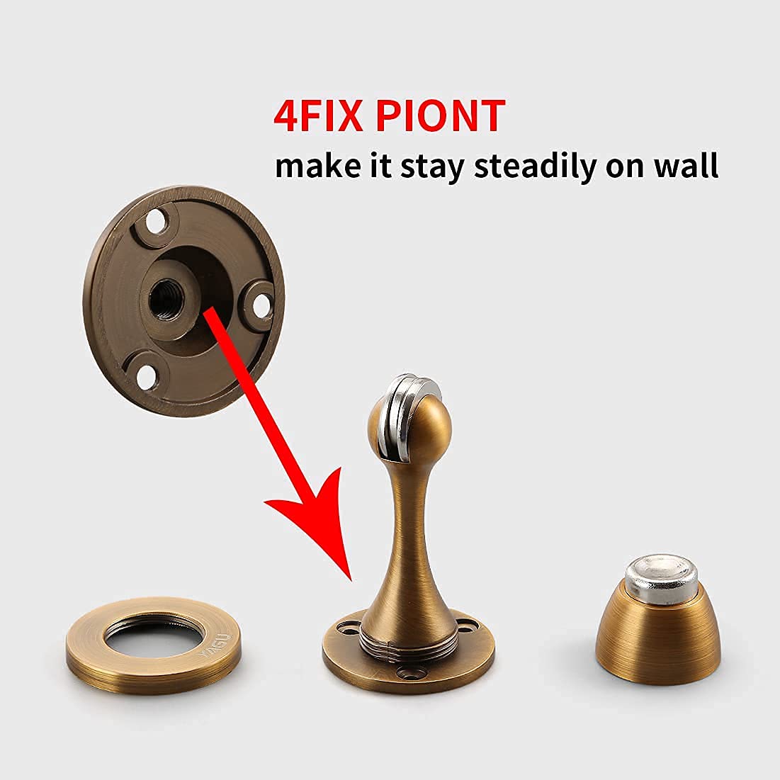 Door Stopper 4 Pack Magnetic Door Stops (4 Count)