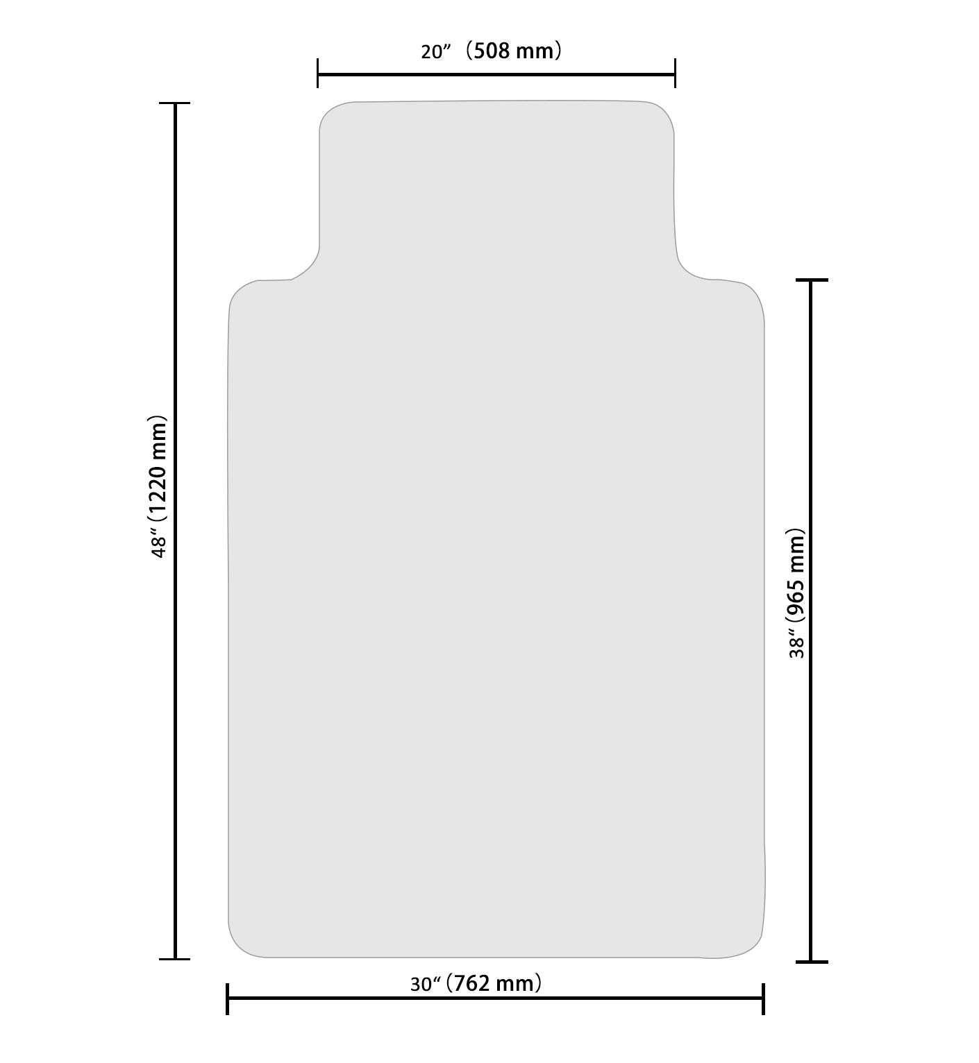 Office Chair Mat for Hardwood Floor