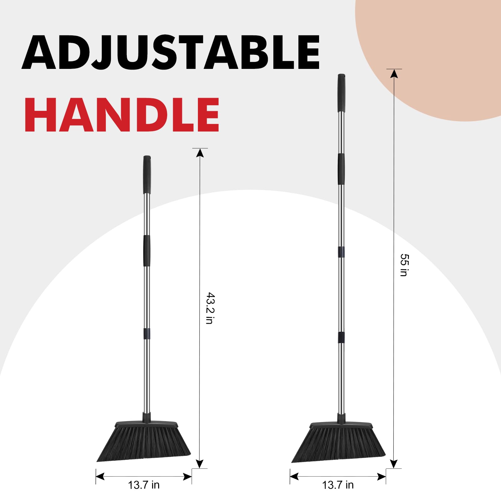 Heavy Duty Broom (4 Count)