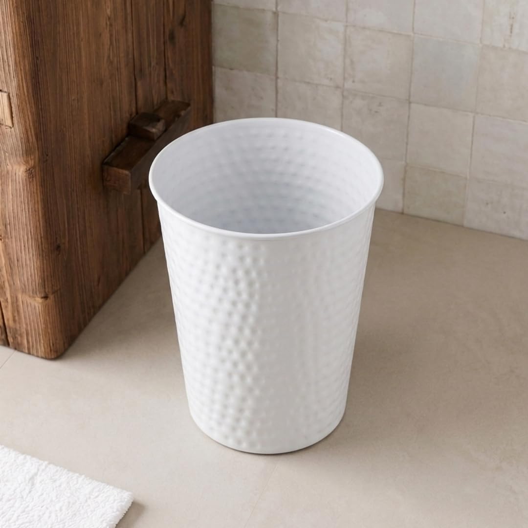 Metal Bathroom Trash Can