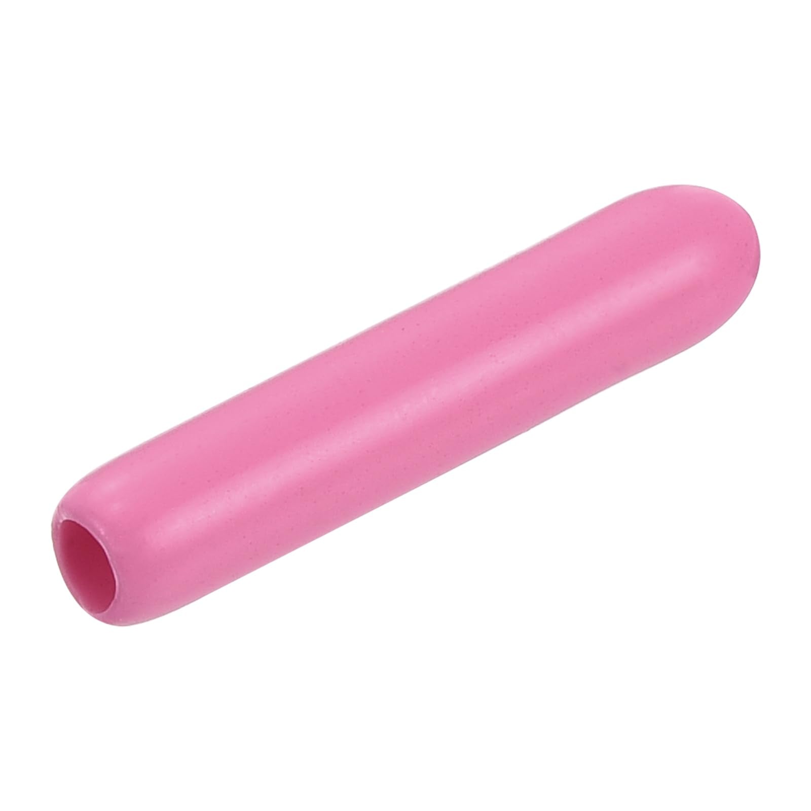 20pcs Rubber End Caps 2mm ID Vinyl PVC Round Tube Bolt Cap Cover Screw Thread Protectors Pink