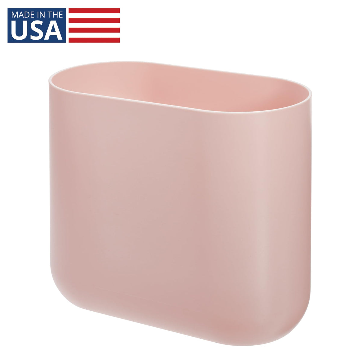 Small Slim Plastic Bathroom Trash Can