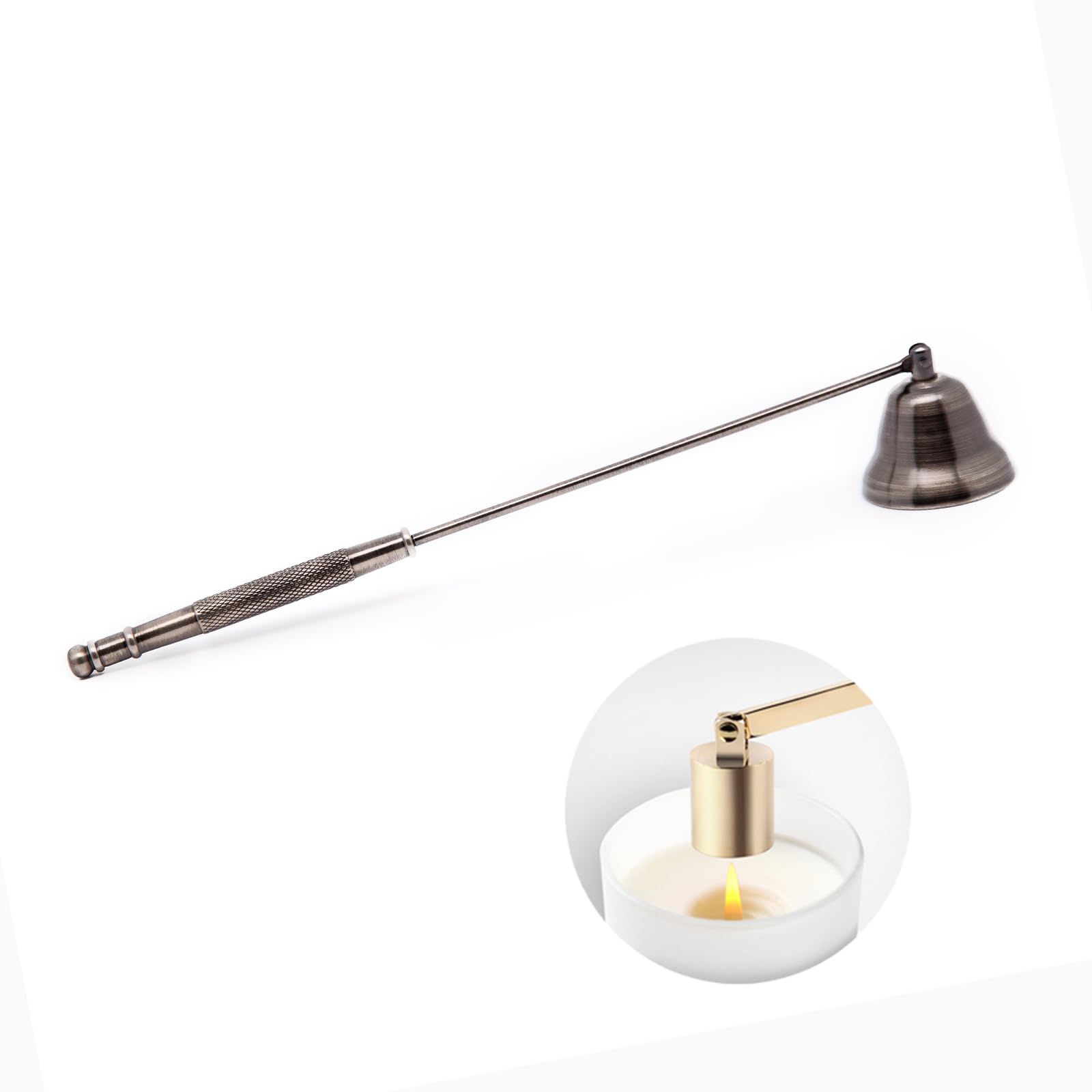 Bronze Candle Snuffer