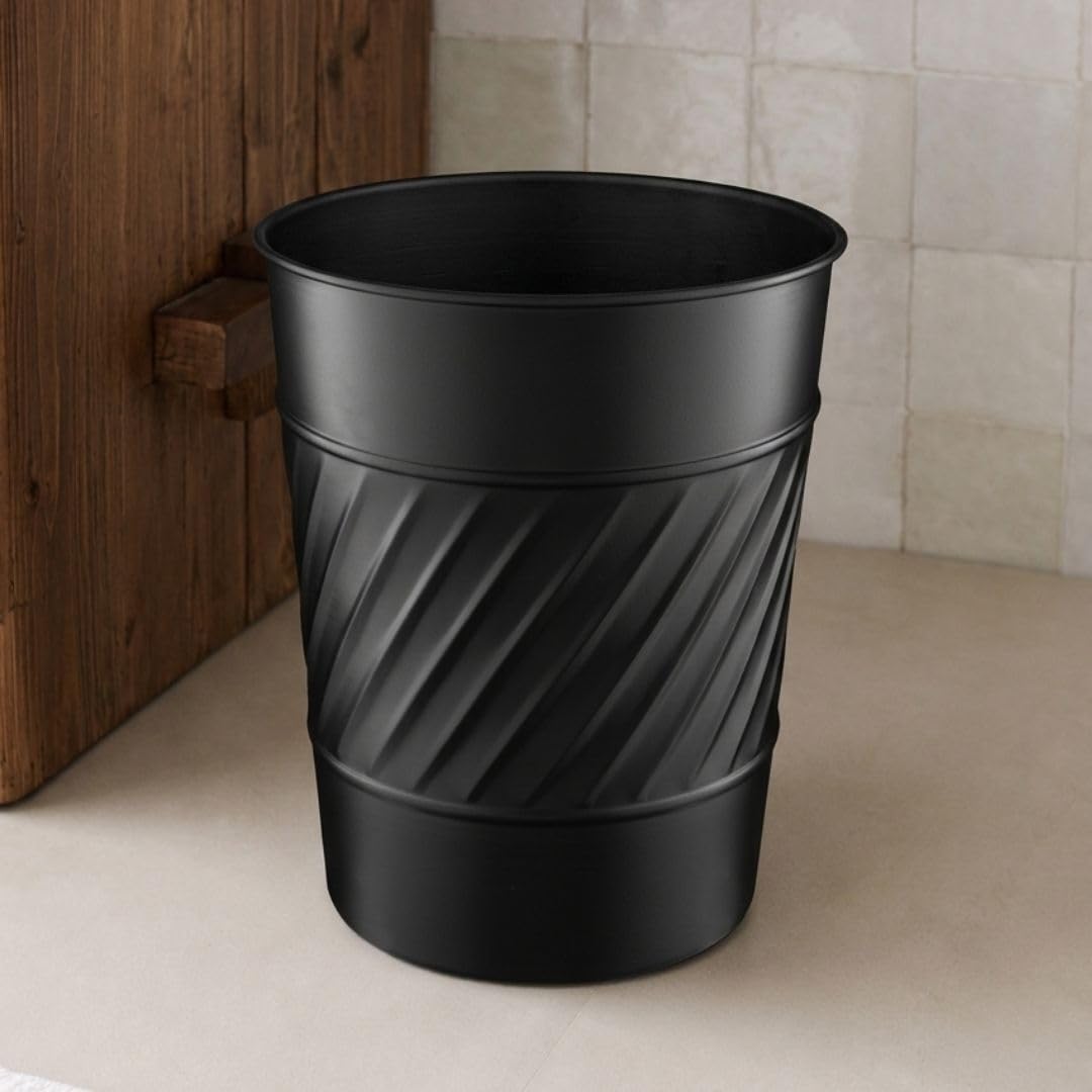 Metal Bathroom Trash Can