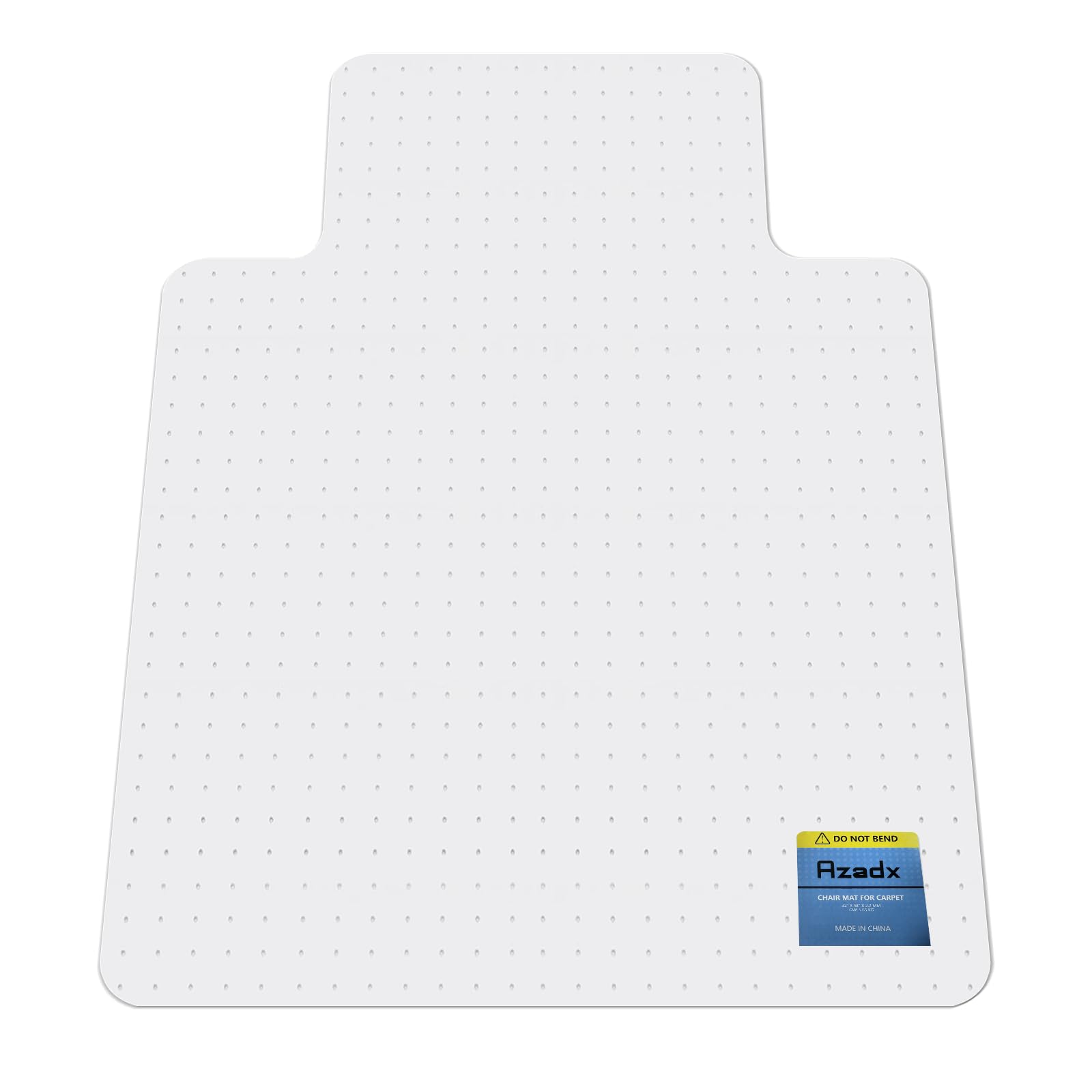 Heavy Duty Office Chair Mat for Carpet 36" x 48" with Lip Ship Flat