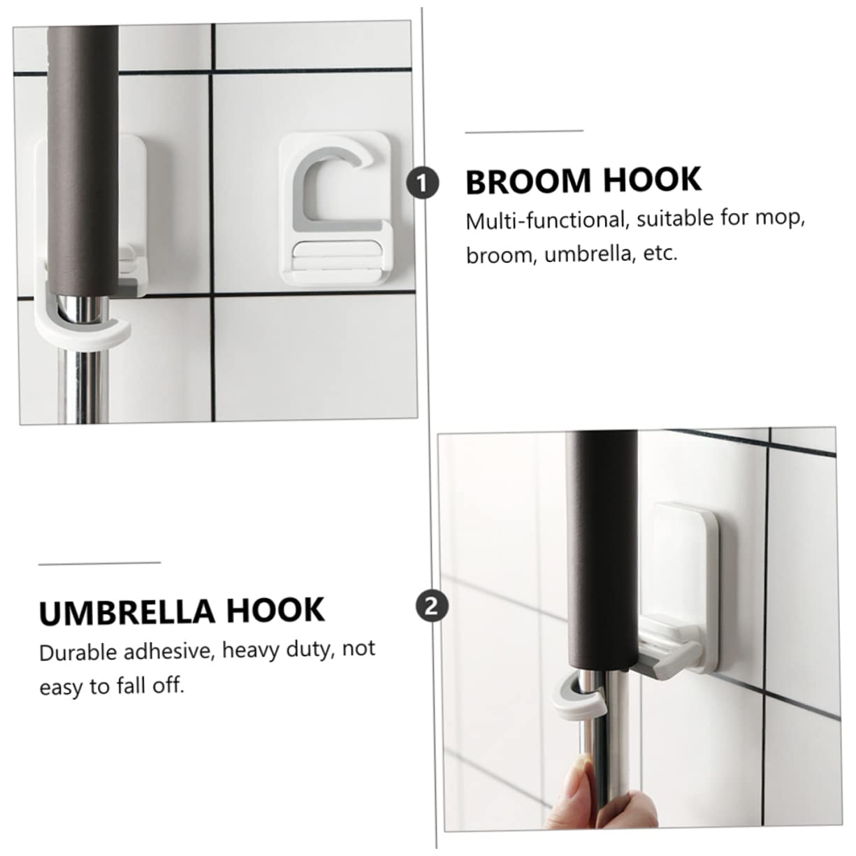Broom Holder Mop Hanger Multi