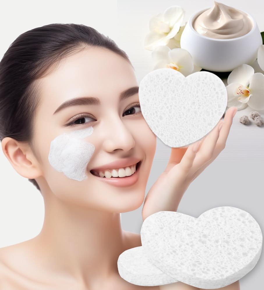 50 Count Compressed Facial Sponges for Estheticians