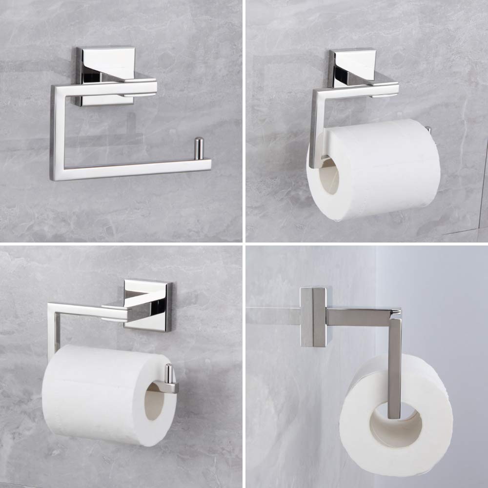 Bathroom Toilet Paper Holder SUS304 Stainless Steel Kitchen Washroom Tissue Roll Dispenser Wall Mounted Rustfree 5