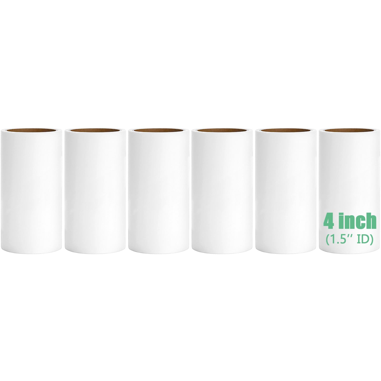 4 inch Lint Roller Refills Compatible with Evercare PetLovers Extra Sticky Lint Roller 6 Pack of Refills Only 60 Sheets per Refill 360 Sheets Total (360 Count)