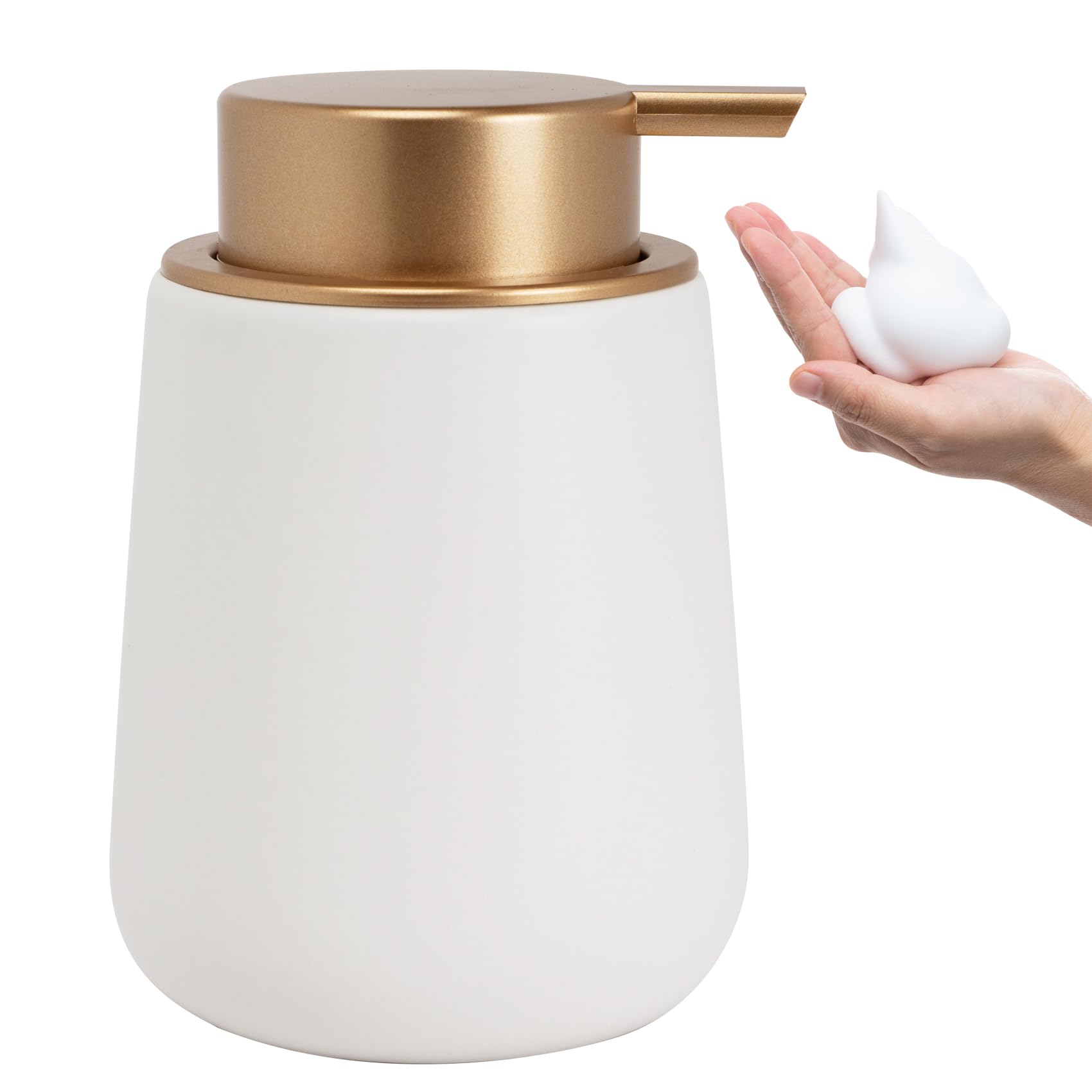 Foam Soap Dispenser Pump 2pcsHead Replacement Spare Plastic Pump Bathroom Countertop (2 Count)