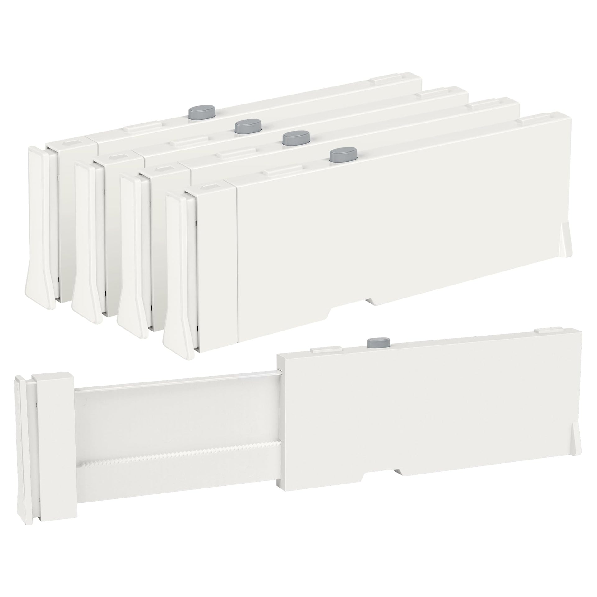 4" High Drawer Dividers for Clothes (4 Count)