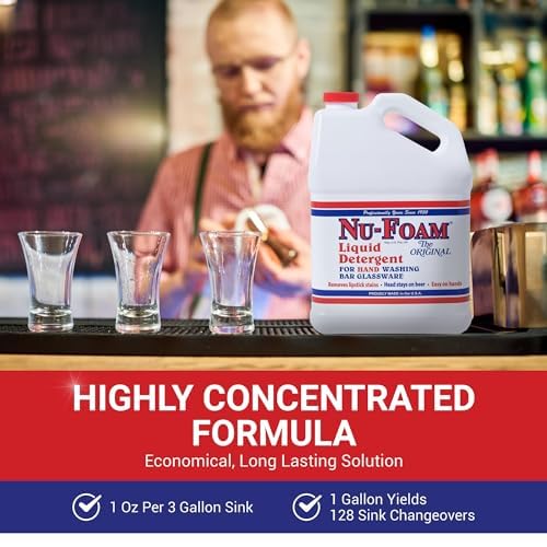Liquid Detergent for Bar Glassware (448 Fl Oz)