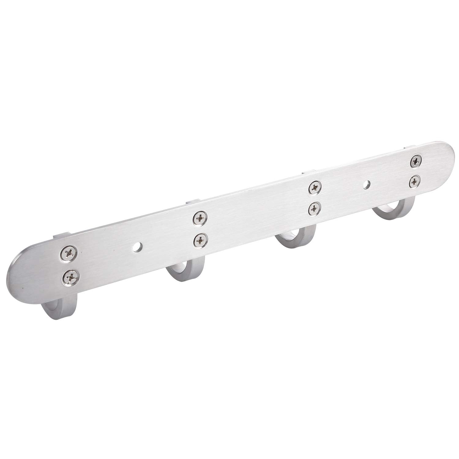 Coat Hook Rack Brushed Nickel
