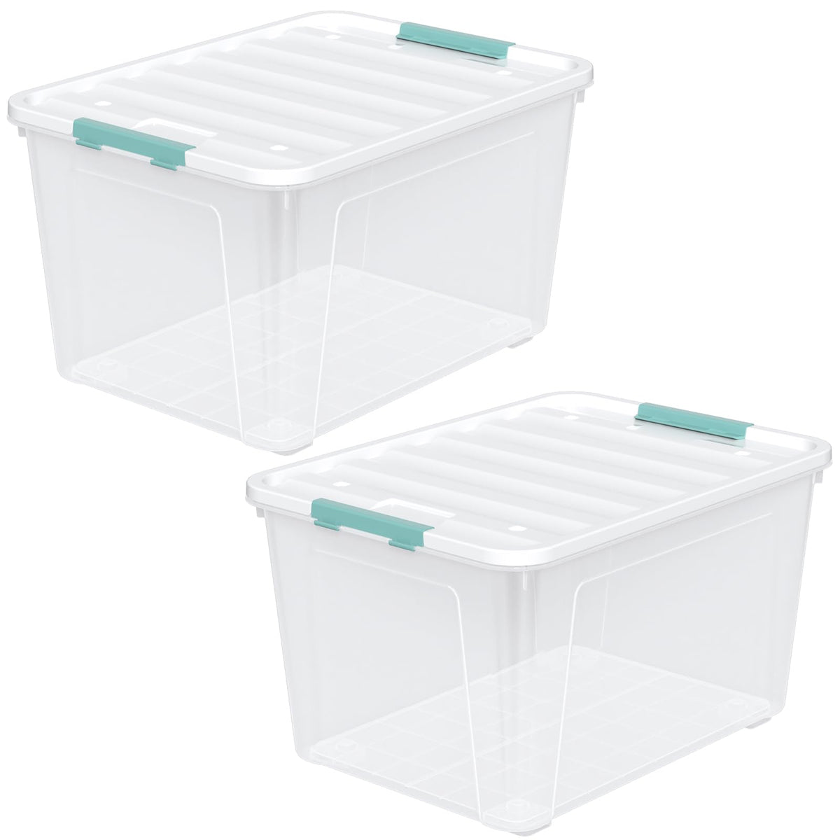 85 Qt Storage Box with Latching Lid (2 Count)