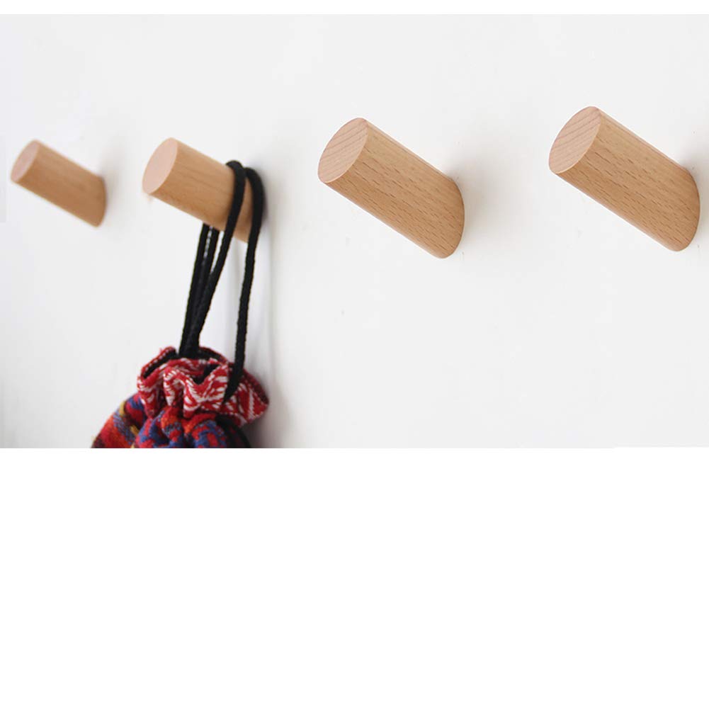 Wood Wall Hooks (4 Count)