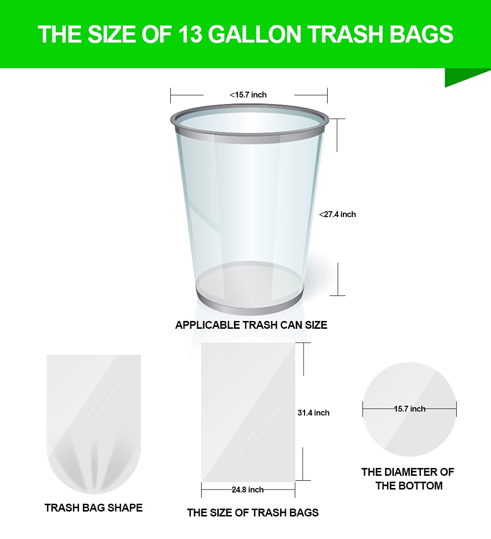 13 Gallon Trash Bags (110 Count)