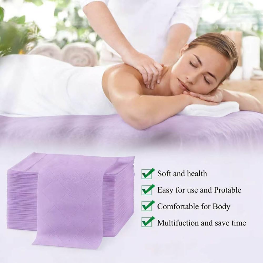 100Pcs Disposable Bed Sheets 31.5"x71"Massage Table Sheets Non (100 Count)