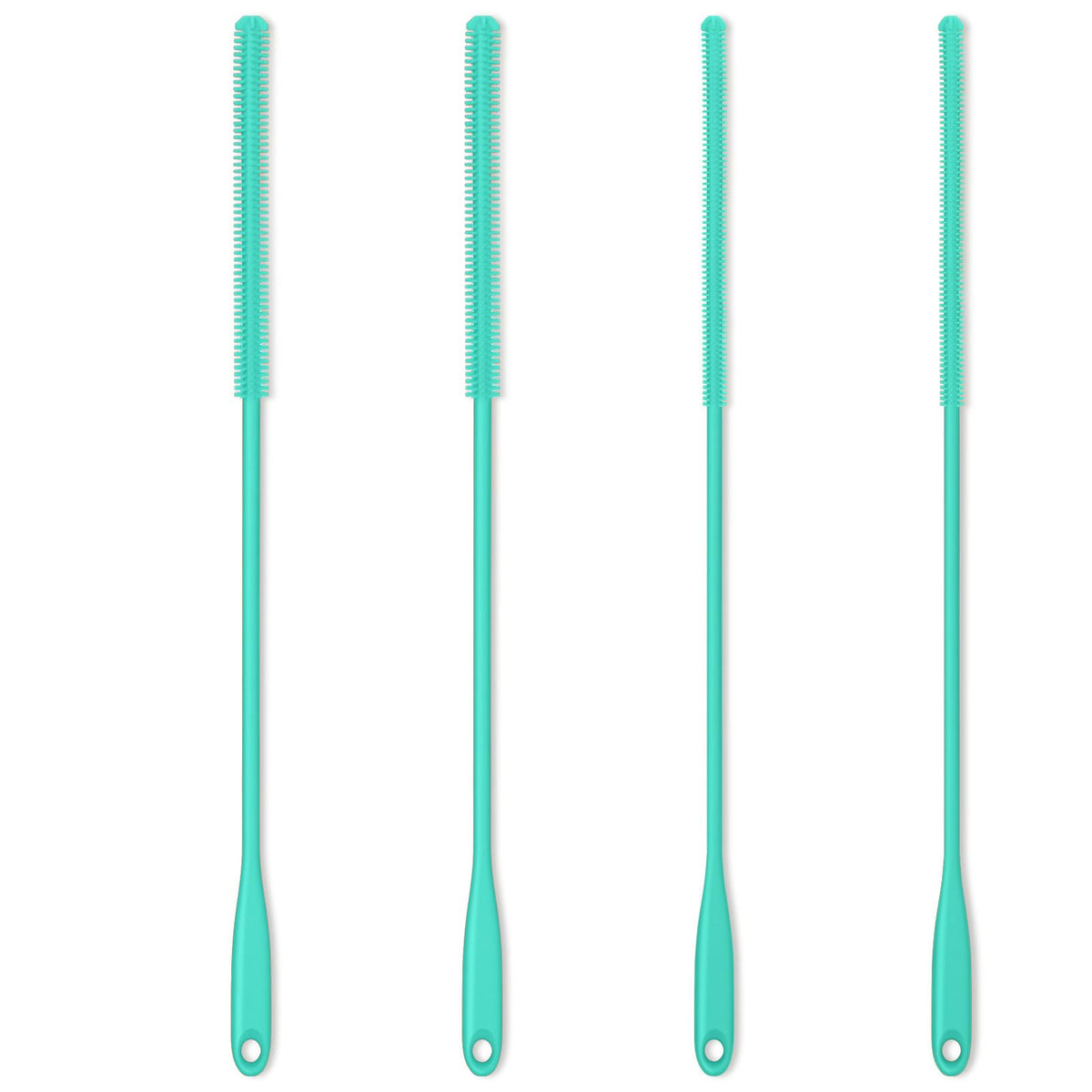 Silicone Straw Brush 4 Pack (4 Count)