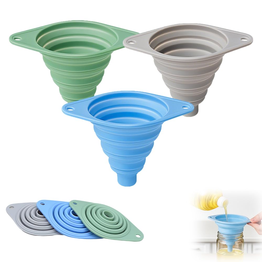 Kitchen Funnel Set 3 Pack