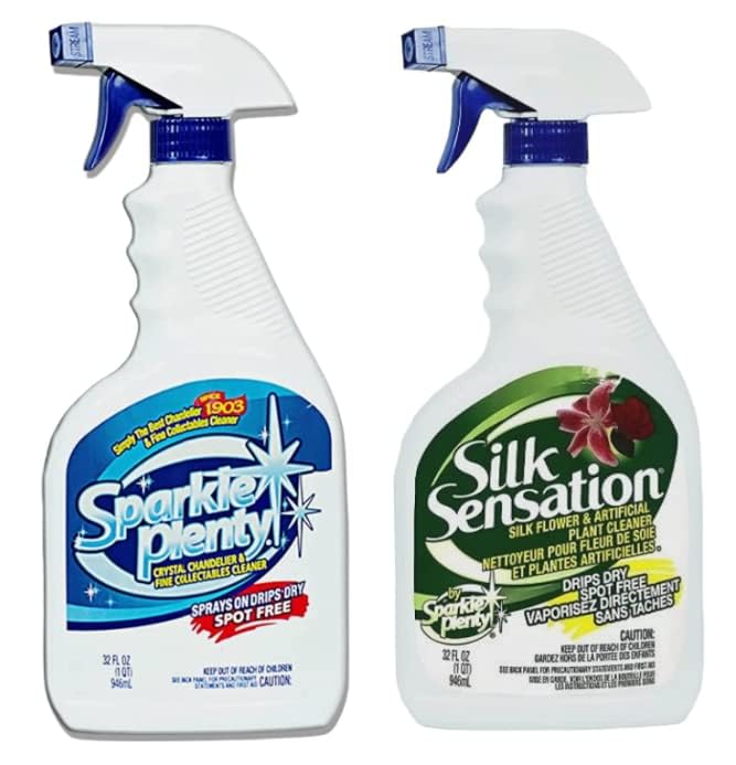 Sparkle Plenty Chandelier Cleaner Drip Dry Spray No Wipe Bundle (64 Fl Oz)