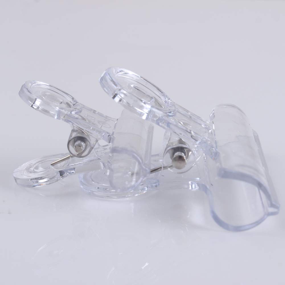 30 Pack Plastic Clear Clips Clamps (30 Count)