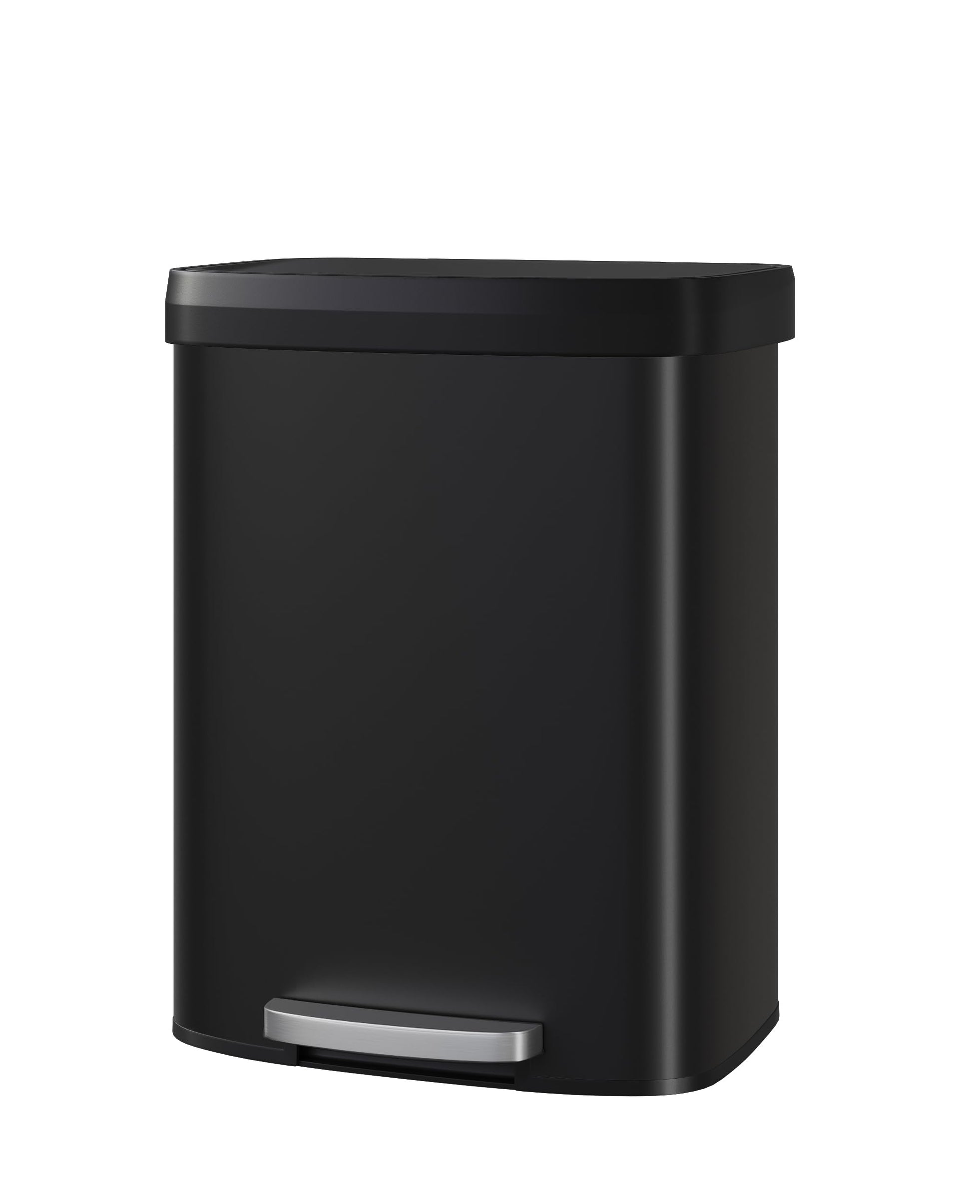 16 gal 60 L Metal Trash Can with Lid