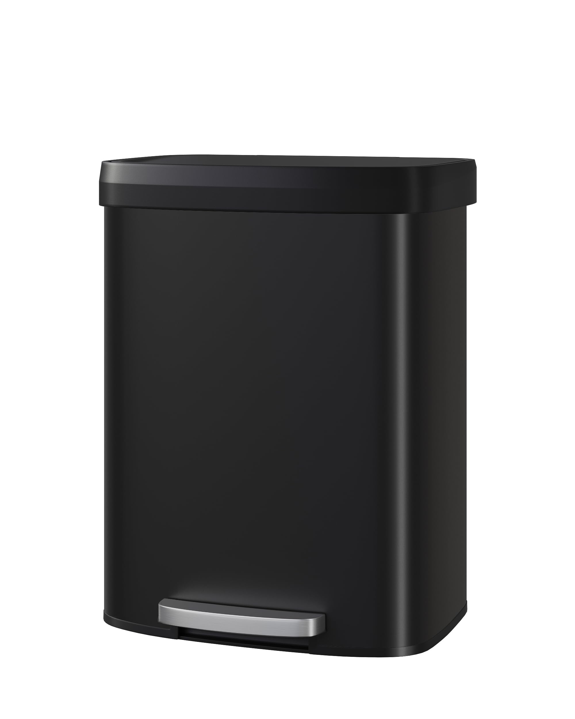 16 gal 60 L Metal Trash Can with Lid