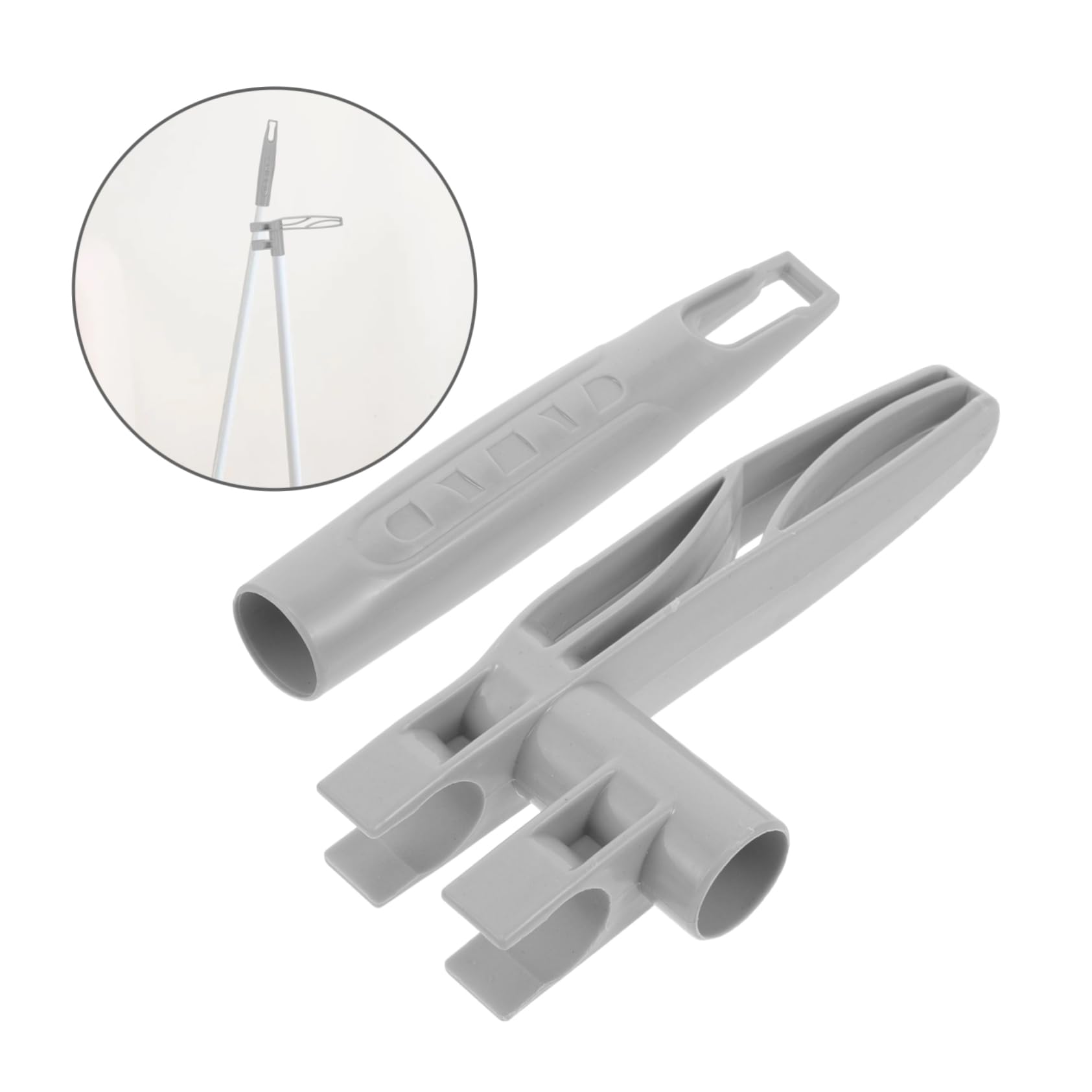 Broom Handle Grip Replacement for Dustpan and Sweeping Tools Easy to Install Plastic Rod Accessories Compatible with Household Brooms and Dusters Convenient Detachable Design