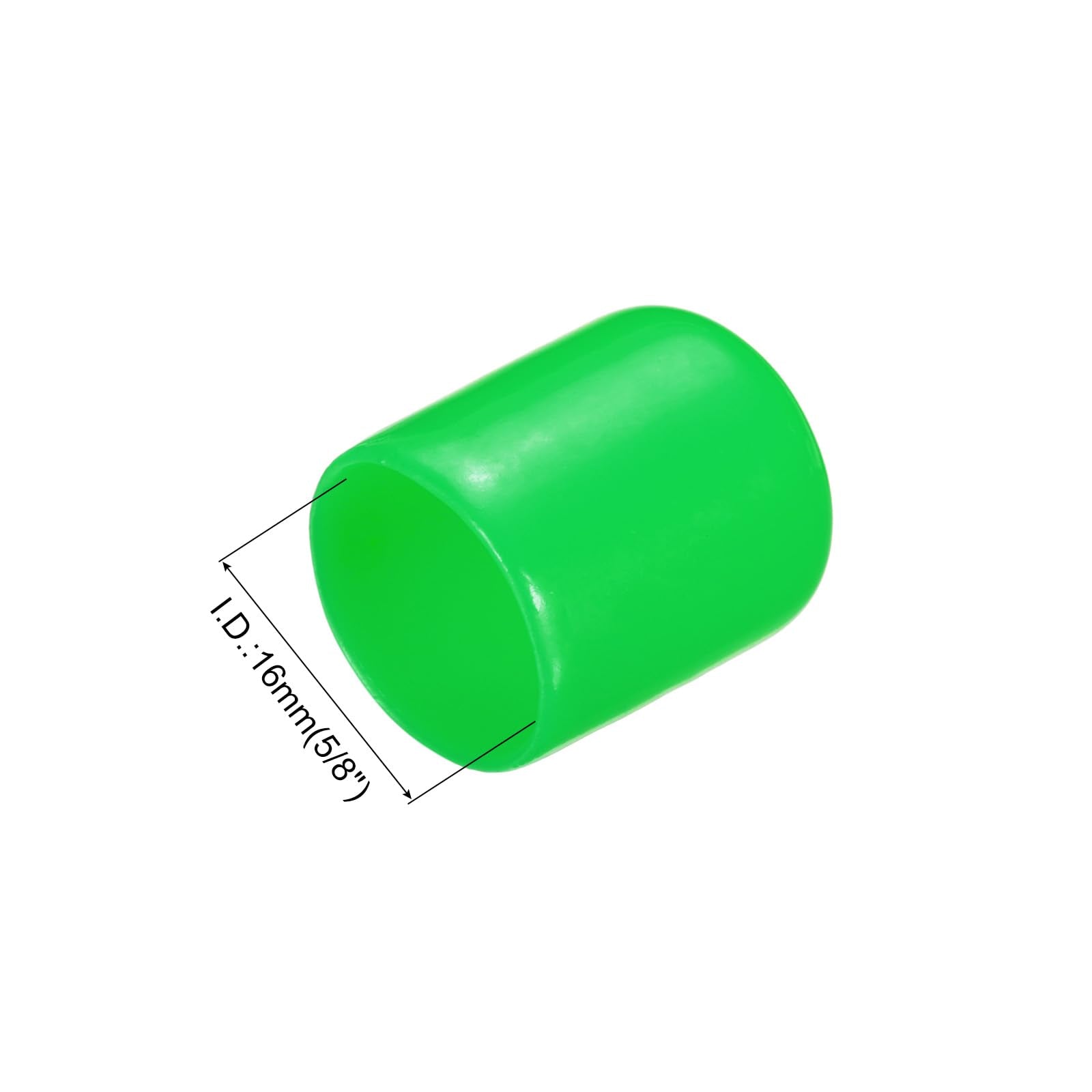 20pcs Rubber End Caps 16mm