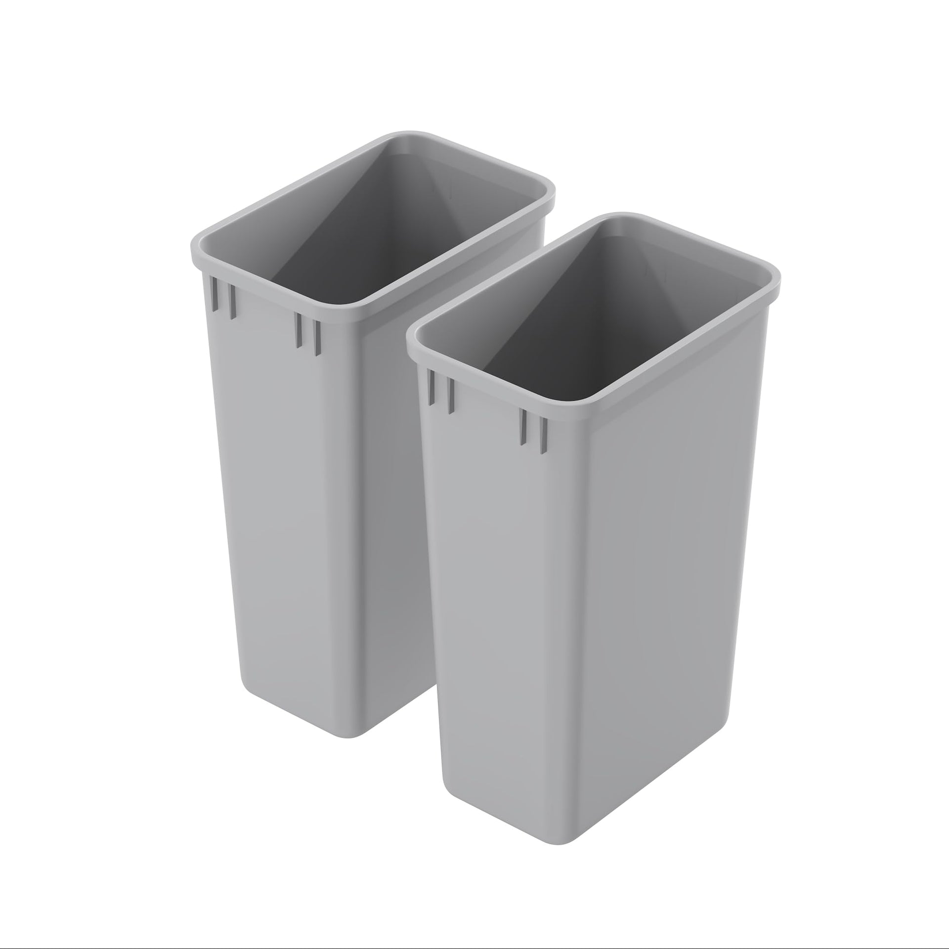 Dowell 50Qt Waste Trash Container (2 Count)