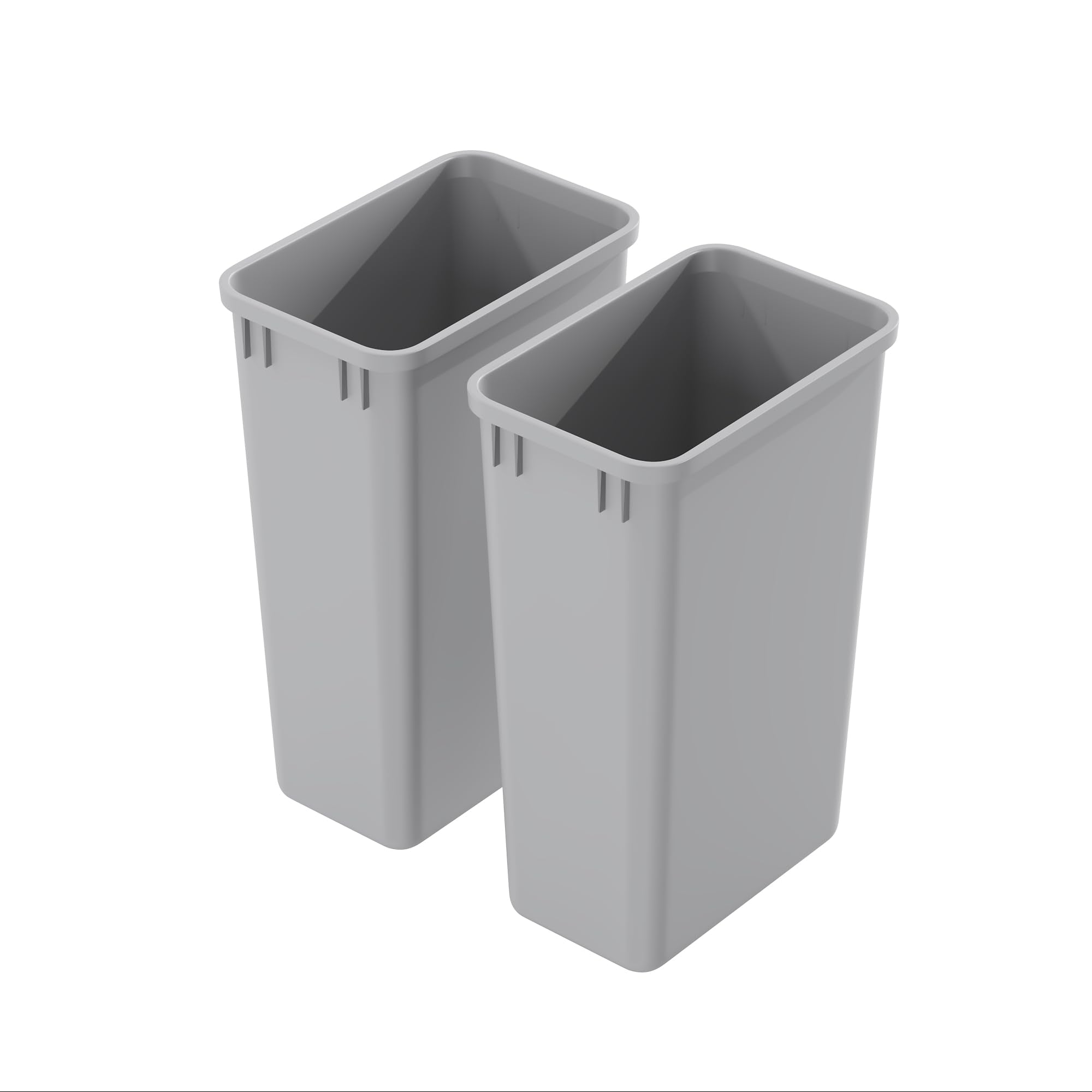 Dowell 50Qt Waste Trash Container (2 Count)