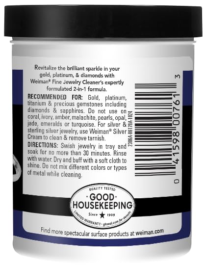 Fine Jewelry Cleaner Liquid with Cleaning Brush