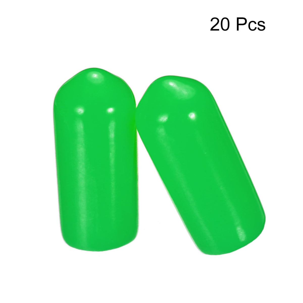 20pcs Rubber End Caps 6mm