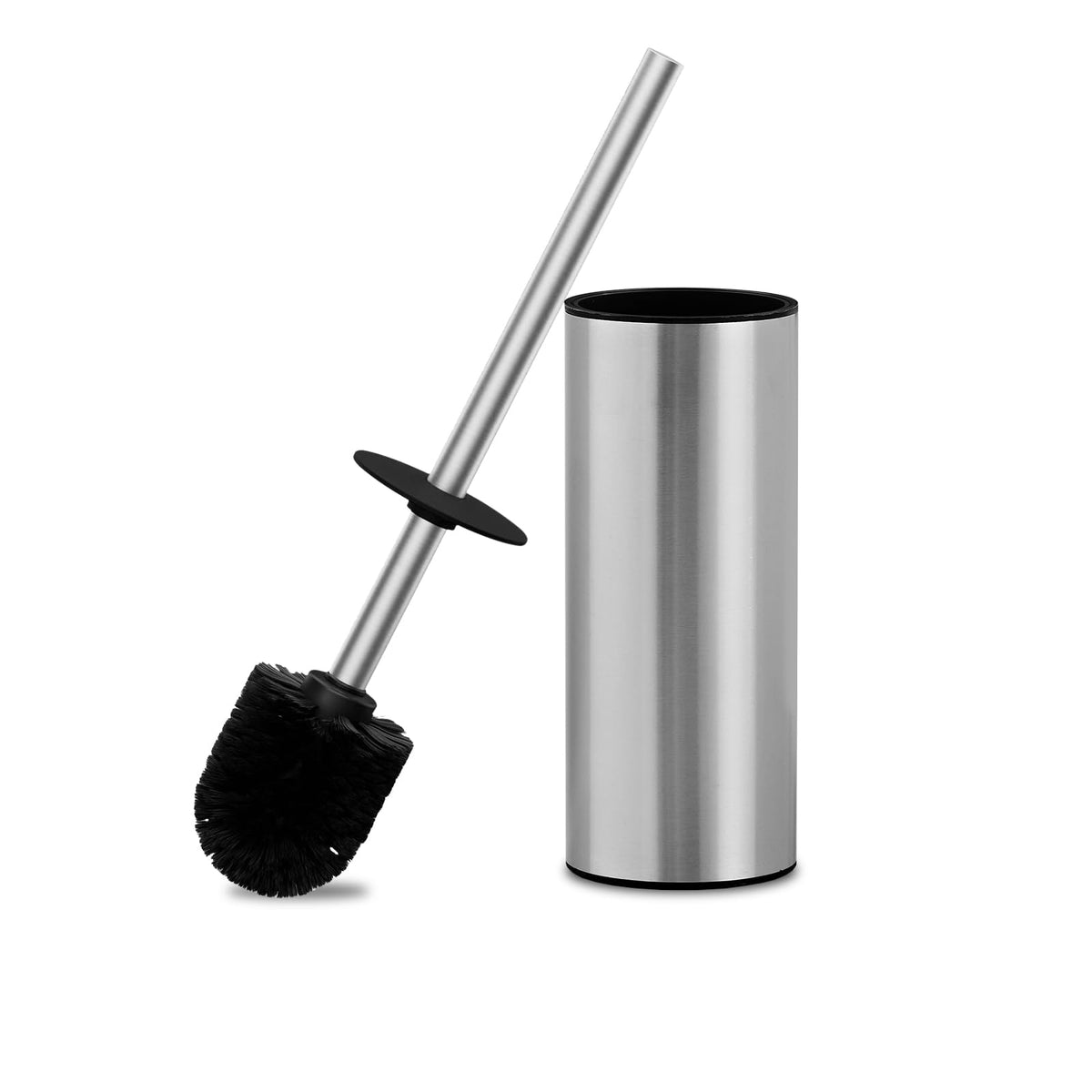 04 Stainless Steel Toilet Bowl Cleaner Brush and Holder Set